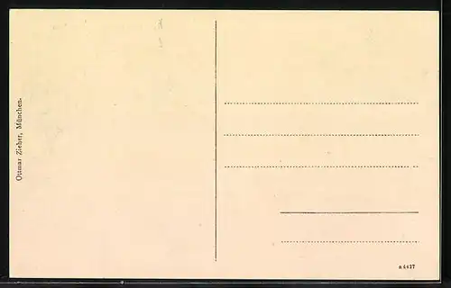 AK München, Ansicht der K. Kriegsschule