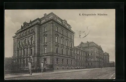 AK München, Ansicht der K. Kriegsschule