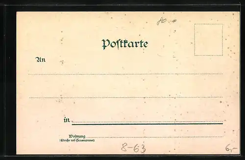 Lithographie München, Gasthaus Löwenbräu-Keller bei Mondschein, Münchner Kindl mit Bierkrug