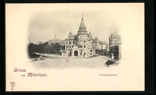 AK München, Gasthaus Löwenbräu-Keller