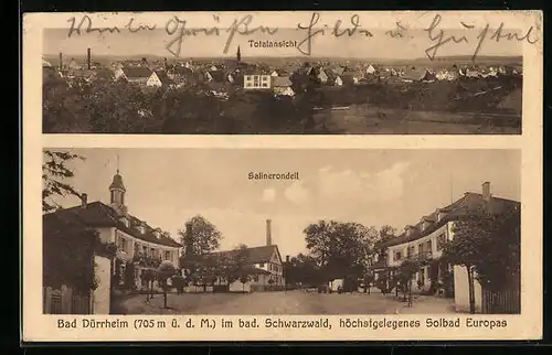 AK Bad Dürrheim, Salinerondell, Totalansicht