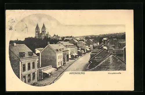 AK Arenberg, Teilansicht mit Hauptstrasse