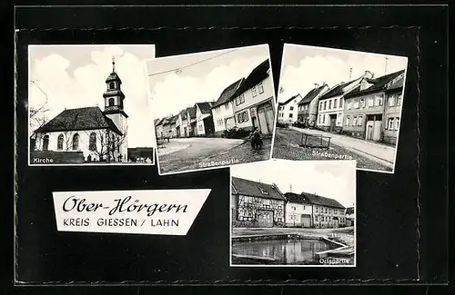 AK Ober-Hörgern, Kirche, Ortsansichten
