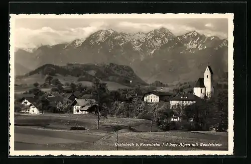 AK Grainbach, Totale mit Wendelstein