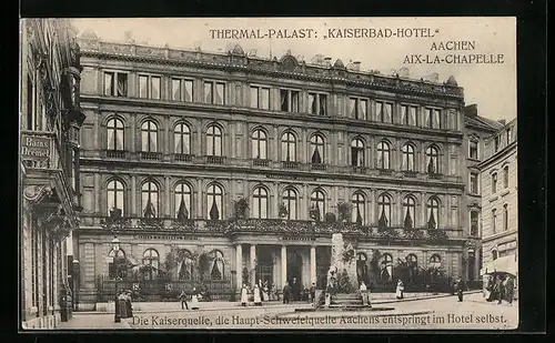 AK Aachen, Thermal-Palast, Kaiserbad-Hotel