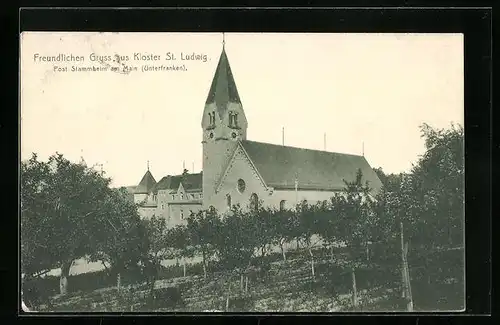 AK Stammheim / Main, Kloster St. Ludwig