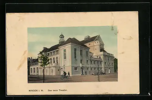 AK Minden i. W., das neue Theater