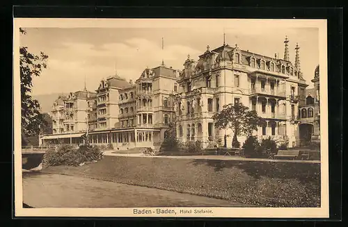 AK Baden-Baden, Hotel Stefanie