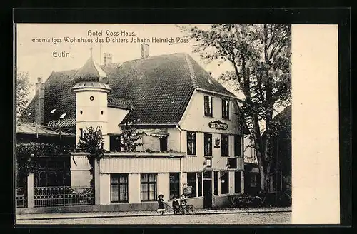 AK Eutin, Hotel Voss-Haus ehemaliges Wohnhaus des Dichters Johann Heinrich Voss