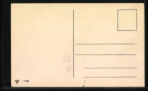 AK Helgoland, Teilansicht bei schwerer See