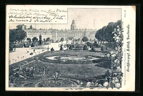AK Karlsruhe, Grossherzogliches Schloss