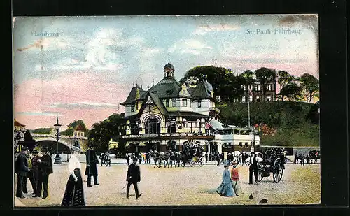 AK Hamburg-St. Pauli, Gasthaus Fährhaus