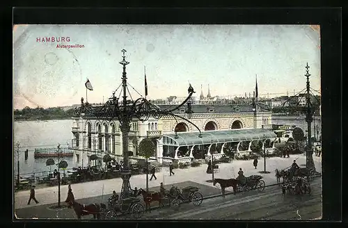 AK Hamburg-Neustadt, Cafe Alsterpavillon