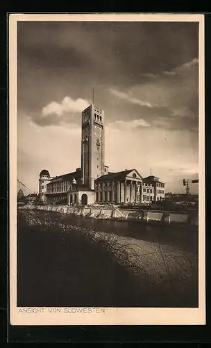 AK München, Deutsches Museum von Südwesten