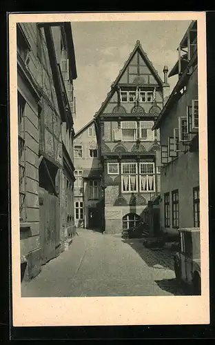 AK Minden a. d. Weser, Blick zur Wittekindschenke