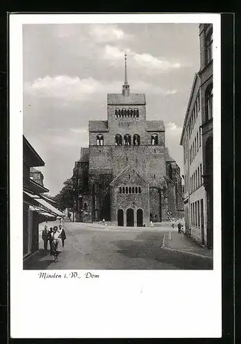 AK Minden i. W., Blick zum Dom