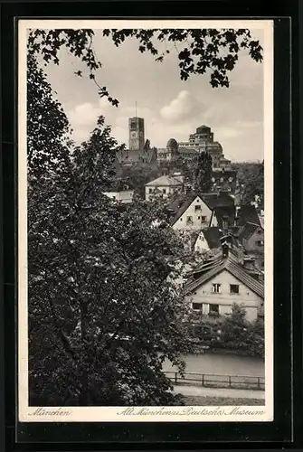 AK München, Alt-München und Deutsches Museum