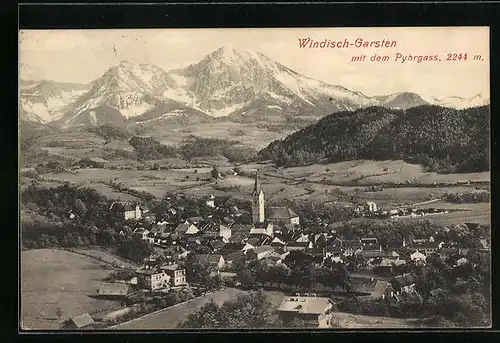 AK Windisch-Garsten, Panorama mit dem Pyhrgass