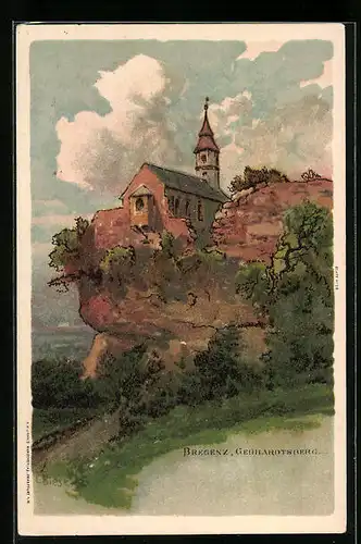 Künstler-AK Carl Biese: Bregenz, Gebhardtsberg