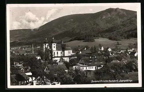 AK Haindorf /Isergebirge, Panorama