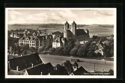 AK Memmingen, Partie mit neuer katholischer Kirche