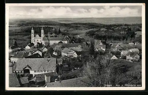 AK Irsee, Teilansicht vom Kirchturm aus
