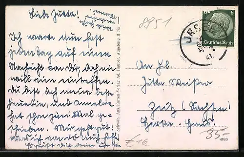 AK Irsee, Teilansicht vom Kirchturm aus