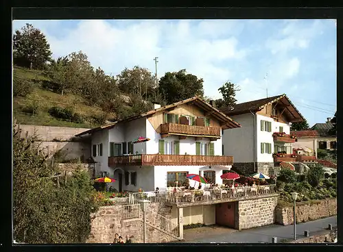 AK Dorf Tirol bei Meran, Cafe Sonnblick