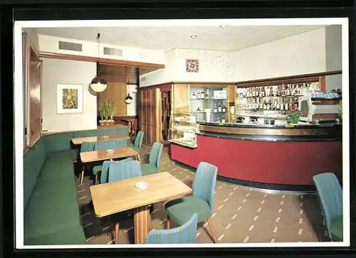 AK Brixen, Hotel-Cafe Excelsior, Innenansicht