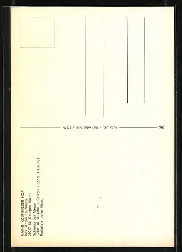 AK St. Georgen, Pension Garni Köstholzer Hof, Mehrfachansicht