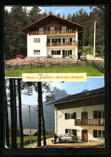 AK Seis am Schlern, Pension Haus Julia, Seitenansicht