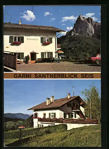 AK Seis, Pension Garni Santnerblick, Seitenansicht