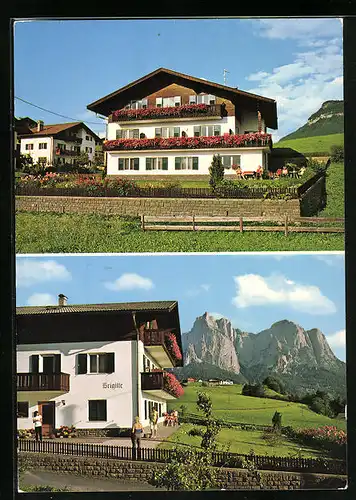 AK Kastelruth, Pension Haus Brigitte, Ployerweg 10, Mehrfachansicht