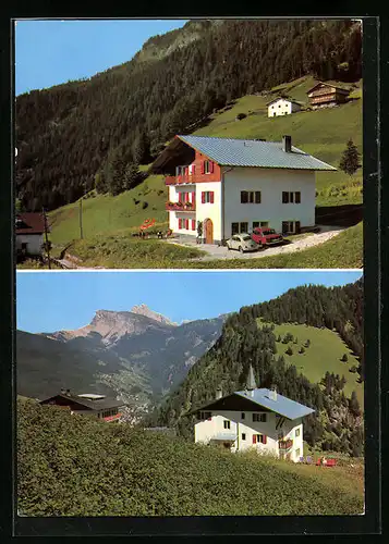 AK Pufels-Bulla /Gröden, Pension Garni Kostner, Mehrfachansicht