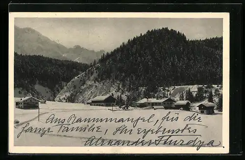 AK Elmau, Gut und Gasthaus im Schnee