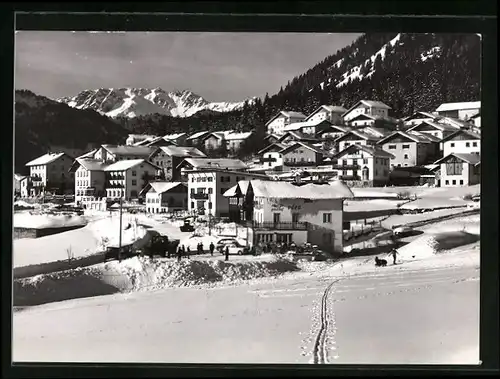 AK Neureschen, Teilansicht im Winter