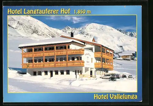 AK Kappl, Hotel Langtauferer Hof im Schnee