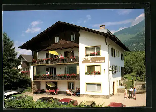 AK Göflan /Vinschgau, Pension Alpenrose