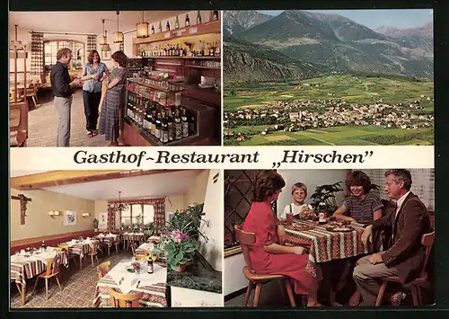 AK Laas, Gasthof-Restaurant Hirschen, Innenansichten