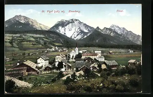 AK St. Virgil, Teilansicht mit Enneberg