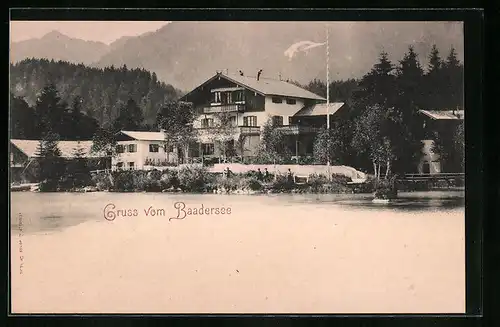 AK Baadersee, Uferpartie