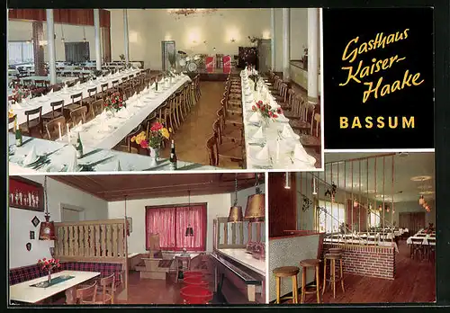 AK Bassum, Gasthaus Kaiser-Haake, Lange Strasse 53