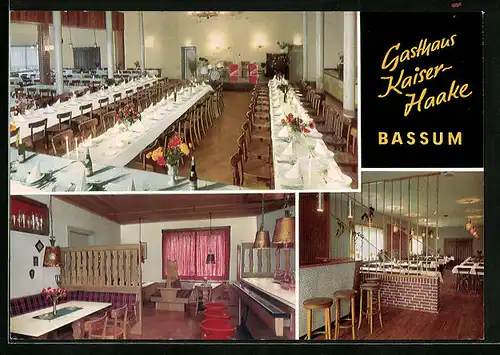 AK Bassum, Gasthaus Kaiser-Haake, Lange Strasse 53