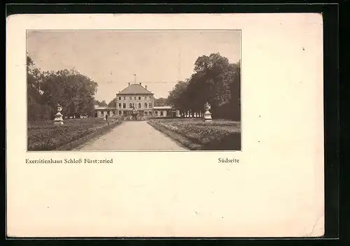 AK München, Exerzitienhaus Schloss Fürstenried, Südseite