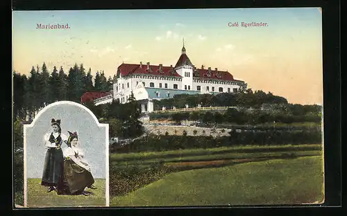 AK Marienbad, Café Egerländer