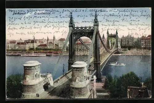 AK Budapest, Elisabethbrücke