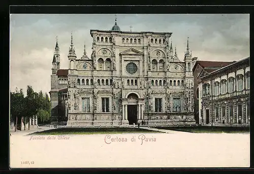 AK Certosa di Pavia, Facciata della Chiesa