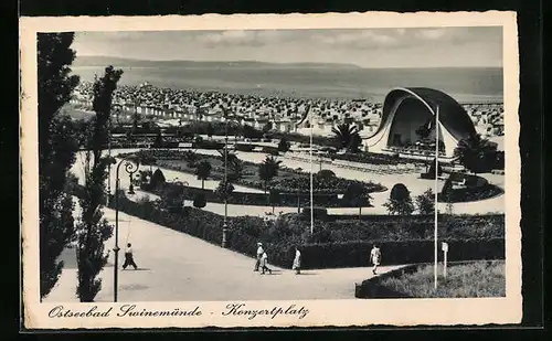 AK Swinemünde, Konzertplatz