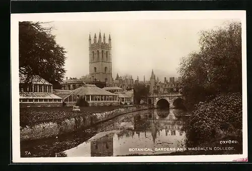 AK Oxford, Botanical Gardens and Magdalen College