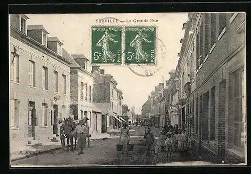 AK Yerville, La Grande Rue